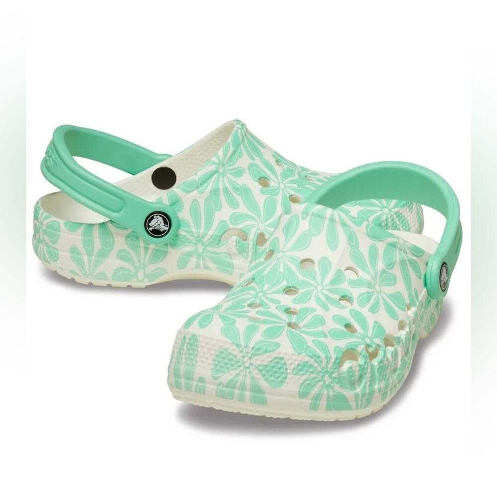 NWT! Crocs Adult Unisex Baya Clog Floral Print Mens 10 Women’s 12